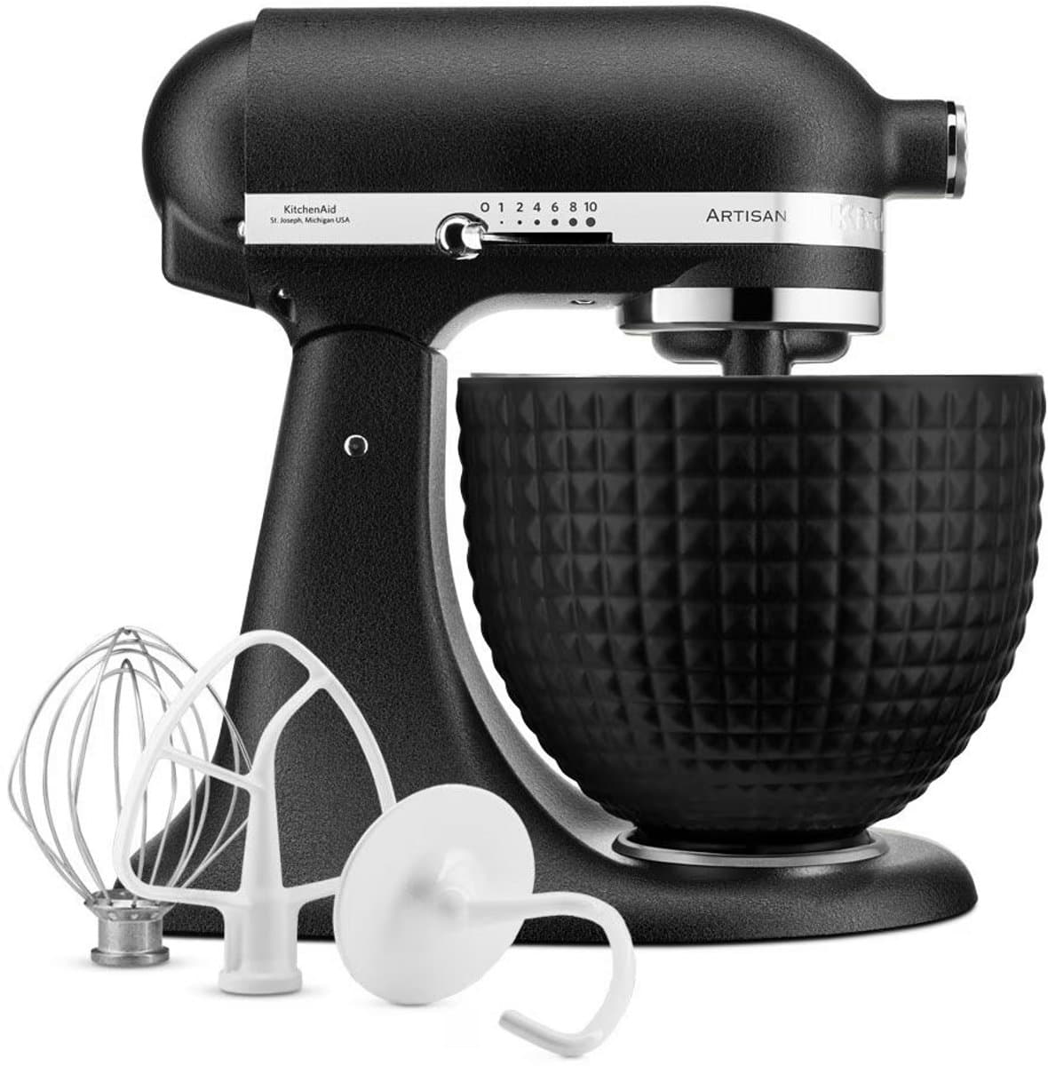 KitchenAid Artisan Mixer 5KSM156CXEBK Vulkaanzwart — afbeelding 1