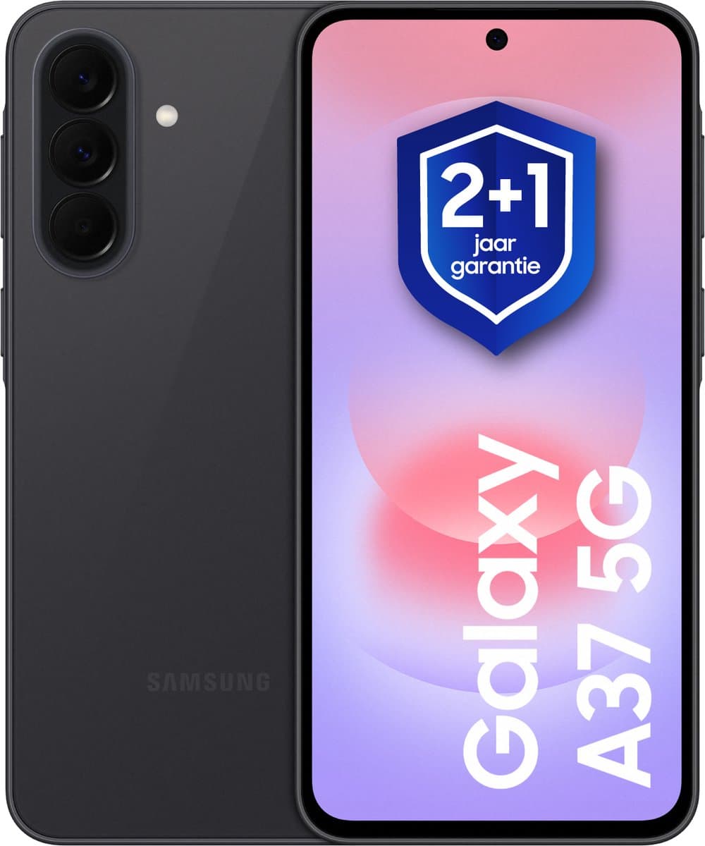 Samsung Galaxy A37 5G - 256GB - Awesome Charcoal + 1 jaar extra garantie — afbeelding 1