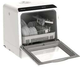 Vaatwasser - Vrijstaand - Slimme tafel-vaatwasser - Bestekmandje - voor thuiskeuken- 50Hz - 900W - 220V-240V - APP Control - Intelligent - Vaatwassermachine voor keuken - Wit — thumbnail 1