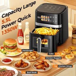 Wentink Mo Airfryer- airfryer xxl - airfryer oven - Luchtfriteuse 8in1 — thumbnail 3