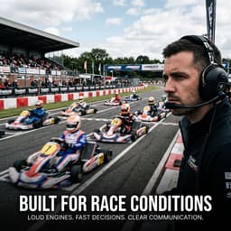 KartComms Pro Headset – Noise Cancelling – Motorsport — thumbnail 3