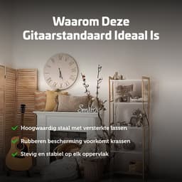 Garpex® Universele Gitaarstandaard - Draagbaar - Stabiel — thumbnail 3