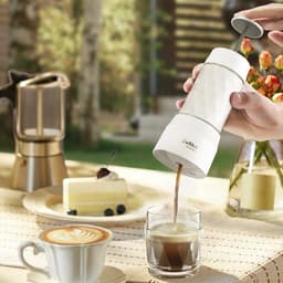 Sensova - Espressomachine Draagbaar - Draagbare Koffiemachine en Espresso Apparaat voor Reizen, Kamperen en Thuisgebruik - Compact Handmatig Koffiezetapparaat Zonder Stroom — thumbnail 5