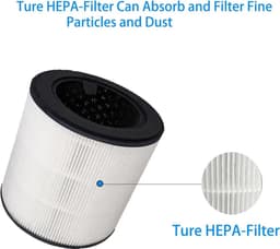 Geschikt voor Philips FY0194 FY0293 luchtreiniger, 3-in-1 HEPA en actief koolfilter AC0830. — thumbnail 4