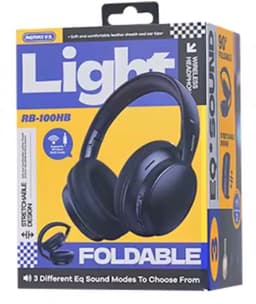 REMAX RB-100HB 3-Modes Draadloze bluetooth koptelefoon - Black — thumbnail 2