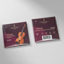 VS-025 - Vioolsnaren 4/4 - Medium Tension Steel - Viool Snaren — thumbnail 3