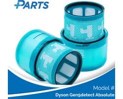 Dyson Gen5detect Absolute Filters (2 Stuks, Plus.Parts® alternatief voor 972352-01)
