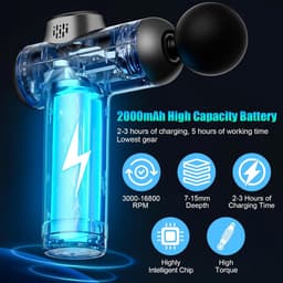 Massage Gun Professioneel - Massage Apparaat - Theragun - Fitnessapparaat — thumbnail 4
