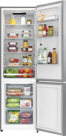 BEKO B3RCSO255S - Koel-vriescombinatie - breedte 54 cm - hoogte 177 cm - inhoud 262 l Zilver — thumbnail 5