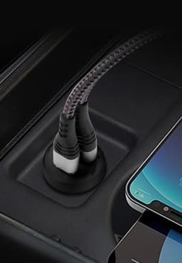 GaN Auto Snelloplader 30W Type-C + USB-A — thumbnail 1