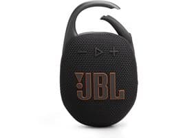 JBL Clip 5 - Draagbare Bluetooth Mini Speaker - Met Haak om te hangen - Draadloos Muziek Box - 12 uur - Waterbestendig - IP67 - Zwart
