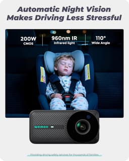Dashcam Full HD 1080P met Twee Camera's voor Auto — thumbnail 2