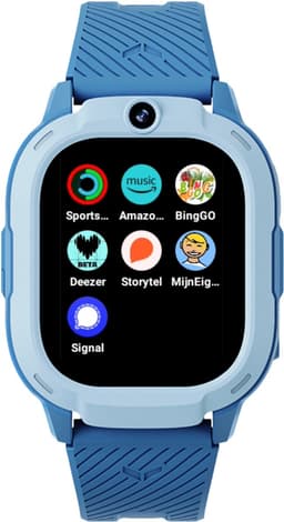 Rebel Cactus SKY (Blauw) - kindersmartwatch - GPS tracker - Whatsapp - (video) bellen - SOS/Geofence - Groot display 1.75" - Gratis OuderApp - Batterij: 32uur - Alle wereldtalen - Geen internet en geen socials - Wel apps - Uit tijdens school - Wifi — thumbnail 7