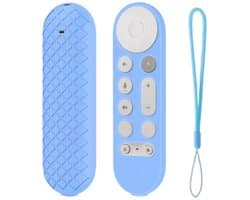 Google TV Streamer (4K) Silicone Case elektrisch blauw voor Remote | Optimale bescherming & Perfecte pasvorm | Meerdere kleuren verkrijgbaar