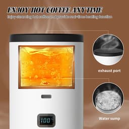 Draagbare 3-in-1 koffiezetapparaat voor camping, auto en thuis — thumbnail 5