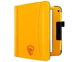 Hoesje Geschikt voor Tolino Vision 6 Sleepcover Luxe Hoes Cognac light