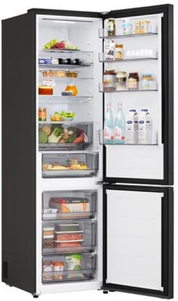 LG - GBBS322CEV- 465L - Koel-vriescombinatie - Essence Zwart Staal- Smart Technology - ThinQ (WiFi) — thumbnail 3