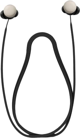 kwmobile Strap Compatible with Google Pixel Buds Pro 2 - Silicone Cord Holder for Wireless Earphones - Black — thumbnail 2