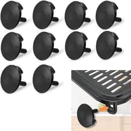 10 stuks - Airfryer voetkussentjes - Airfryer vervangende bumper, airfryer beschermhoes 2 cm (zwart) — thumbnail 1