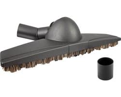 Parket zuigmond extra breed 35 mm -incl. 32 mm reduceer ring- | Lichtgewicht model met natuurhaar | Geschikt voor o.a. AEG, Bosch, Electrolux, Nilfisk, Miele, Philips, Numatic, Siemens en andere merken | Alternatief SBB 300-3 | Multaparts® huismerk