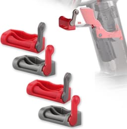 Schakelaar Vergrendeling - 4 Stuks - Geschikt Voor Dyson V15, V10, V11, V8, V7, V6 Absolute/Motorhead/V7 Allergy Hepa - Trigger - Onderdelen Steelstofzuiger - Accessoires - Rood, Grijs — thumbnail 1