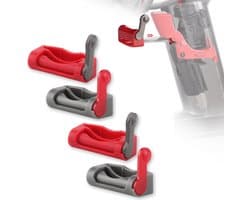 Schakelaar Vergrendeling - 4 Stuks - Geschikt Voor Dyson V15, V10, V11, V8, V7, V6 Absolute/Motorhead/V7 Allergy Hepa - Trigger - Onderdelen Steelstofzuiger - Accessoires - Rood, Grijs