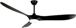 Bovista Plafondventilator - Met Verlichting - Plafond Ventilator - Met Lamp - Plafonniere Met Ventilator - Met Licht - Stijl C - 150cm — thumbnail 2