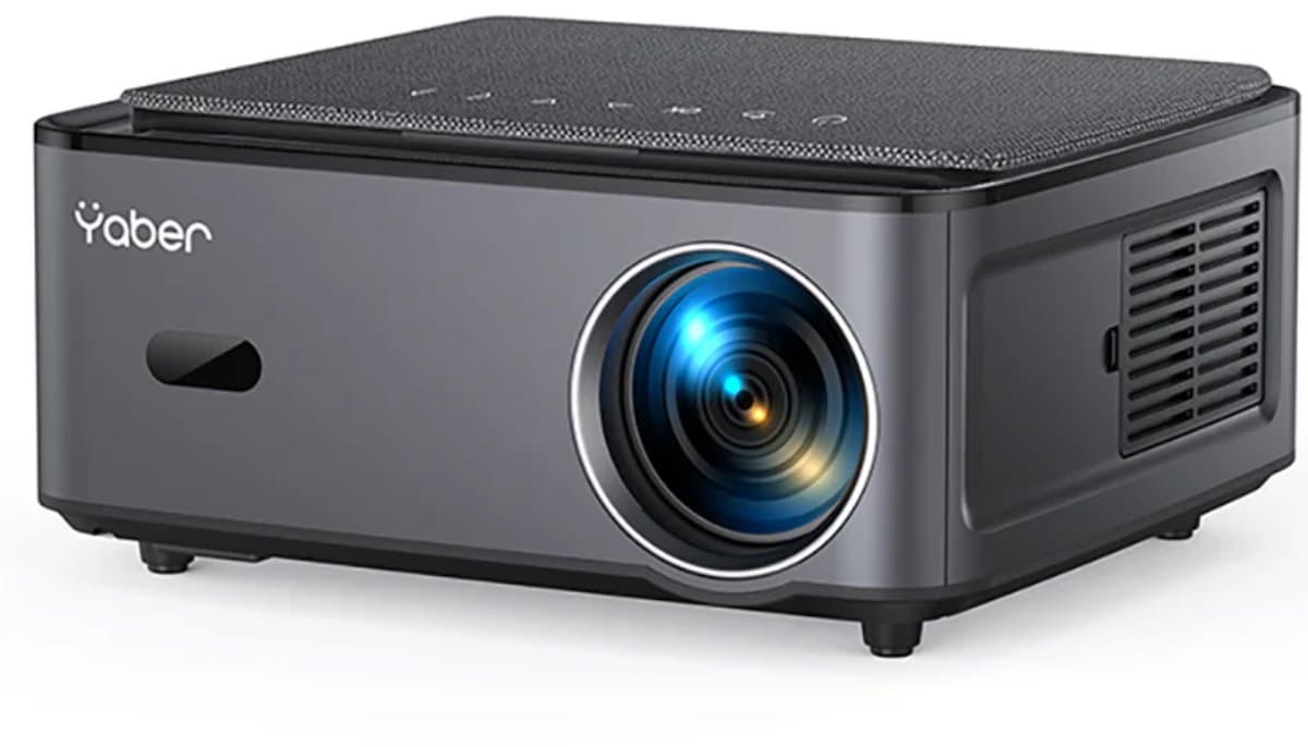Yaber Projector Pro U6 - Beamer voor Presentatie en Home Cinema - Native 1080P, 4K Ondersteuning - 800 ANSI Lumen - Auto Focus & Auto Keystone - Smart Systeem met Ingebouwde Apps - Wi-Fi 6 en Bluetooth 5.2 - HD Beamer — afbeelding 1