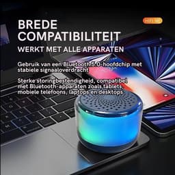 Draadloze Speaker BW200 – Mini Speaker met RGB-licht – Waterdicht - Draagbaar. — thumbnail 3