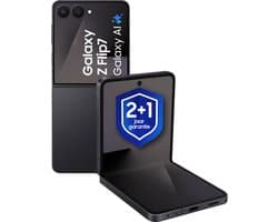 Samsung Galaxy Z Flip7 5G - 256GB - Jet Black + 1 Jaar extra garantie