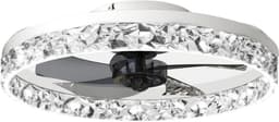 Nivard Plafondventilator - Met Verlichting - Plafond Ventilator - Met Lamp - Plafonniere Met Ventilator - Met Licht - Wit — thumbnail 1