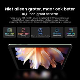 Blackview Tablet - Tab 20 WiFi Tablet - Met Hoes, Screenprotector - Android 15 - 12GB RAM + 64GB ROM(2TB Externe) - 10 inch HD Scherm - 6000mAh - Bluetooth 5G WiFi - Groen — thumbnail 4