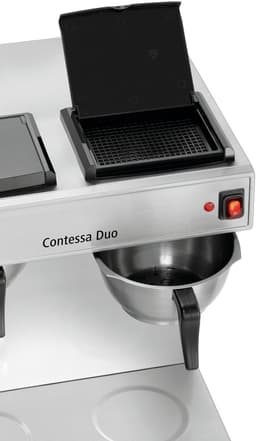 Bartscher Koffiemachine Contessa Duo - 2 Thermoskannen - 2x 13 Kopjes - 430x400x520mm - Horeca Koffiemachine - Koffieapparaat — thumbnail 2