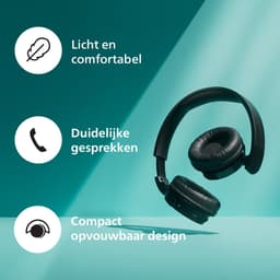 PHILIPS TAH4209 - On Ear draadloze Bluetooth Headphones - Zwart — thumbnail 6