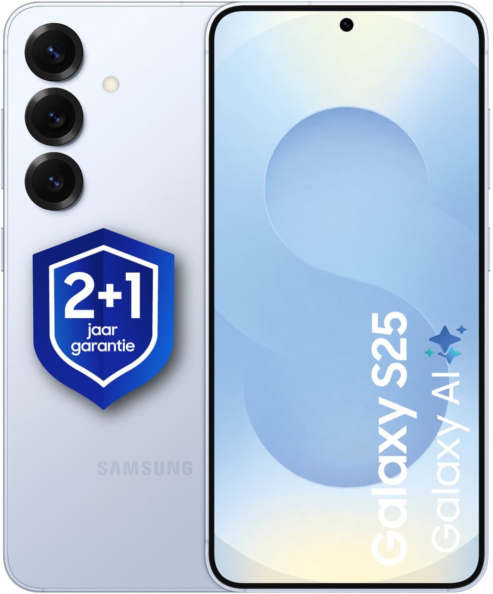 Samsung Galaxy S25 5G - 256GB - Icy Blue + 1 jaar extra garantie — afbeelding 1