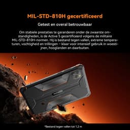 Blackview Active 5 - Tablet - 24GB RAM - 128GB ROM - Dual 4G SIM+WiFi - 8.68 inch - 6600mAh - Octa Core - Android 15 Bluetooth 5.2 - NFC - OTG - Zwart — thumbnail 6