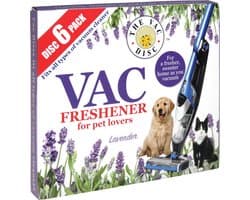 6x frisse lavendel geur schijven - stofzuiger verfrisser voor huisdiereigenaren - luchtverfrisser geurzakjes geurstaafjes alternatief