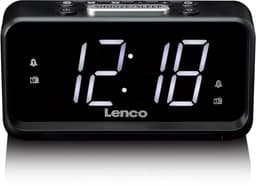 Lenco CR-28BK - Wekkerradio met handmatige dimmer, nachtverlichting en helder LED-display - Zwart — thumbnail 4