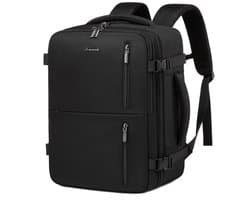 SLC-Collection - Zwart – Rugzak - 25 Liter - Transavia - Handbagage - 40x30x20cm - 14 Inch Laptop - USB Poort - Laptoptas - Dames - Heren - Reistas – Koffer - 10XS