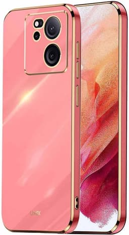 Allecto Plus - Ultradunne rode hoes van zachte siliconen TPU voor Xiaomi Mi 13T - Premium kwaliteit en schokabsorberend — thumbnail 1