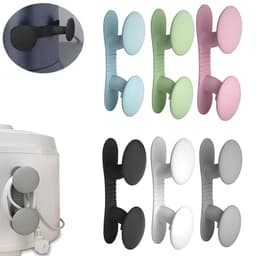 6x Kabel organiser - Kabelhouder - Kabelhaspels - Winder Snoer Clip - Kabel Draad Clips - Snoer Houder - Kabel Houder Clips - Kabelhaspel Apparaten - kabelgeleiding - Zelfklevend - Voor USB Kabels, Draden, Mixers, Koffiemachines, Air Fryers — thumbnail 7