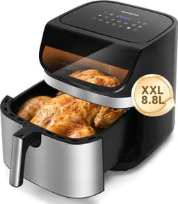 Aigostar OmniCook - Airfryer XXL - 8,8L - Dubbele verwarmingselementen - 2200W - Heteluchtfriteuse met kijkvenster - 13 Programma's — thumbnail 1