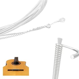 Nylon gitaar snaren - Akoestische gitaar - Gitaarsnaren Set - Klassieke Gitaarsnaren - Set van 6 Gitaarsnaren voor Klassieke Akoestische Gitaar - Snarenset - Nylon Snaren - 6 Snaren - Europese Kwaliteit - Gitaarsnaren — thumbnail 3