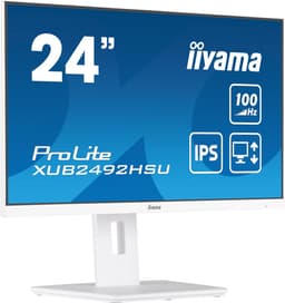 iiyama ProLite XUB2492HSU-W6 - 24 inch - Full HD - IPS - USB-Hub (4x) - Verstelbaar - wit — thumbnail 1
