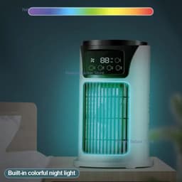 Draagbare airco - Ventilator - Mini ventilator - Air cooler - Mobiele Aircooler- Desktop Thuis Kamer Camping Kantoor — thumbnail 4