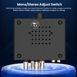 RFWR® Krachtige Mini HiFi Versterker 600W - Overbrugbare Mono Stereo Eindversterker met 3,5 mm Uitgang — thumbnail 5