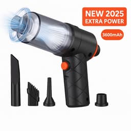 Narvie Pro2025 MAX – Draadloze Kruimeldief 4000PA – 3600mAh Accu – HEPA Filter – Zuig & Blaas – 4 Mondstukken – Krachtige Handstofzuiger — thumbnail 1