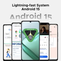 DOOGEE Note58 Pro 4G-Mobiele Telefoon- Smartphone-Android 15- 32 GB RAM + 256 GB ROM- 6250 mAh- 6,75" HD + 90 Hz -AI Camera 16 MP-Octa Core-Dual SIM-NFC - Zwart — thumbnail 5