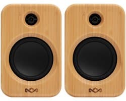House of Marley Get Together Duo 2 Bluetooth Boekenplank Speakers - Draadloze Speaker - Hifi speakers - Stereo Set - Home Audio - FSC Bamboo Hout - Versie 2