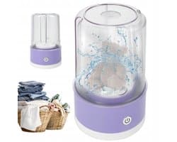 Draagbare wasmachine voor ondergoed - Mini-wasmachine - Krachtige vlekverwijdering - Allround handscrubbing - Geschikt voor appartementen, slaapzalen, hotels en campings